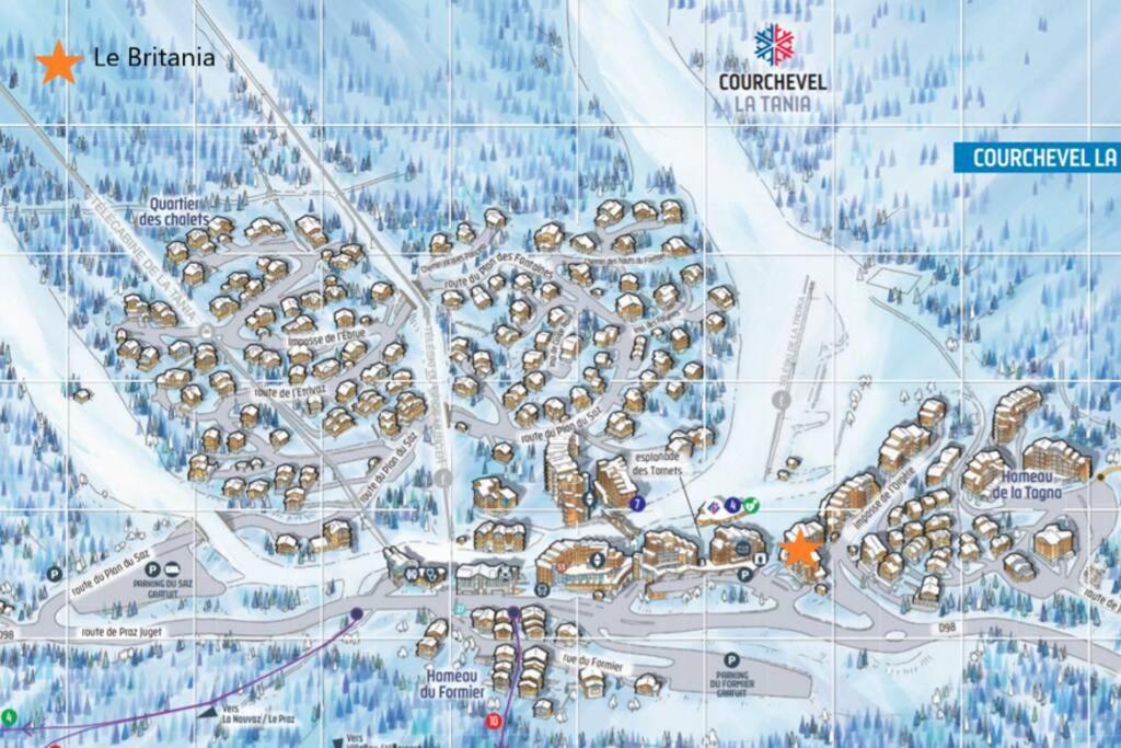 Apartament La Tania 309 Le Britania Courchevel Zewnętrze zdjęcie